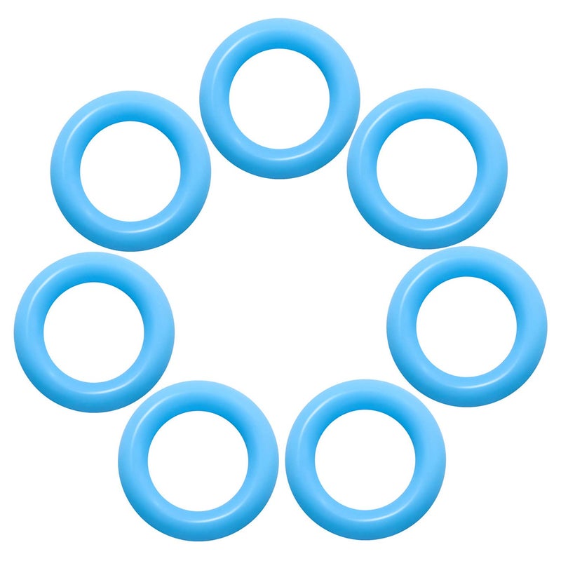 ThreeBulls 120Pcs Clear Rubber O-Ring Keyboard, O-Rings Keycaps, Switch Dampeners Keycap, for Cherry MX Key Switch Keyboards Dampers,Blue - Image 3